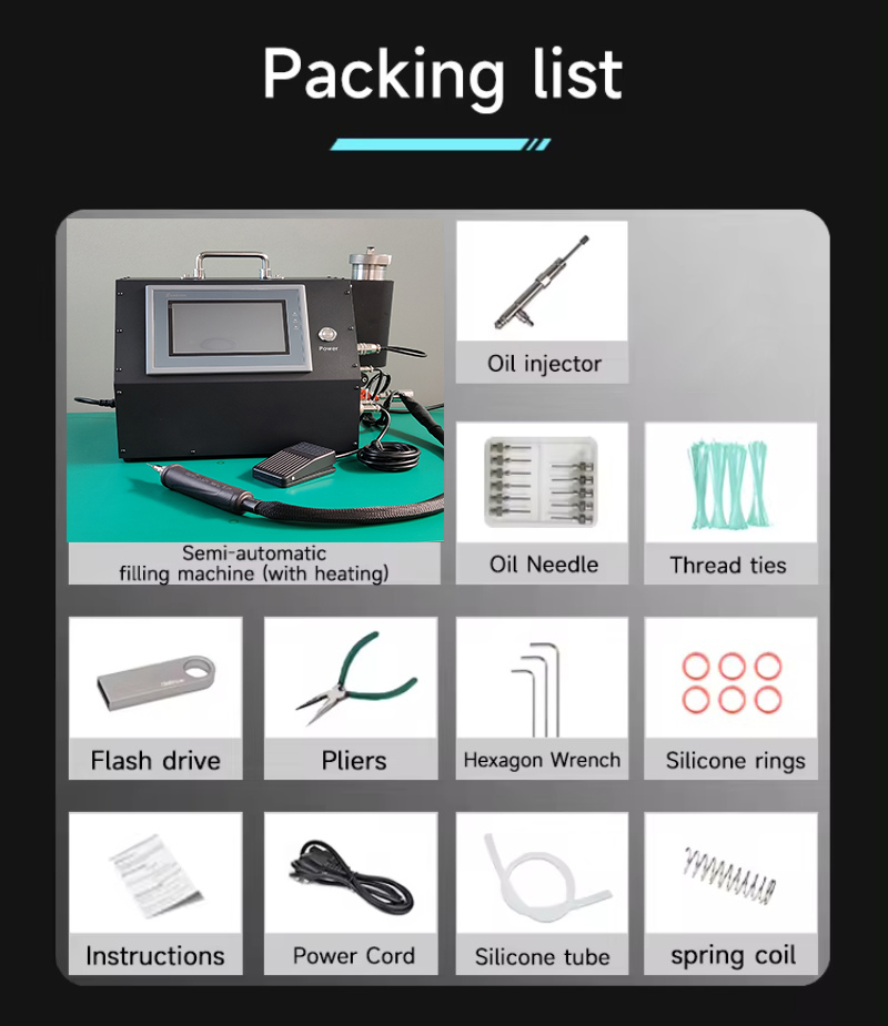 Manual Cart Filler Packing List